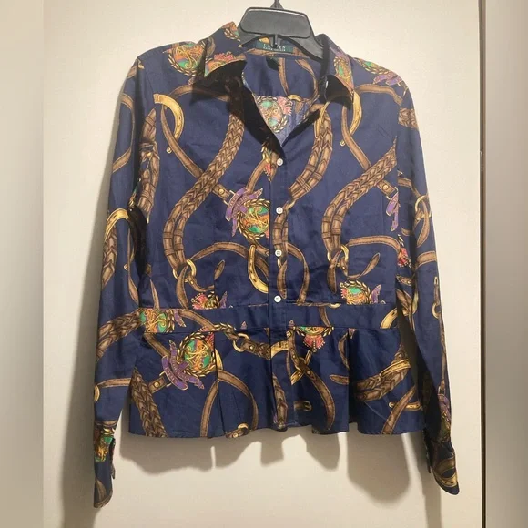 Lauren Ralph Lauren equestrian shirt - Picture 1 of 6